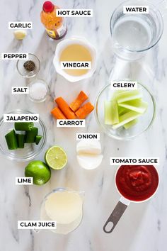 the ingredients needed to make this recipe include carrots, celery, and lime