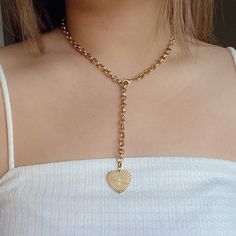 Chunky Heart Chain Necklace Big Chain Fashion Necklace Unique Aesthetic Jewelry Tarnish Free Waterproof Jewelry Choker Necklace PRODUCT DETAILS --Lead-free and Nickel-Free, a great choice for sensitive skin --Hypoallergenic --Tarnish-Free  --WATERPROOF and SWEAT-RPOOF --Material: 18k Gold Plated over Stainless Steel - Chain is 19 in, can adjust to any length for wearing  - Heart is 22mm*22mm SHIPPING & PACKAGING Our jewelries are well packaged with care and will be shipped out within 1-3 busines Trendy Chunky Chain Necklace For Valentine's Day, Chunky Chain Metal Necklace For Valentine's Day, Metal Chunky Chain Necklace For Valentine's Day, Valentine's Day Adjustable Metal Chain Necklace, Trendy Heart-shaped Chain Necklace With Lobster Clasp, Heart-shaped Chain Necklace For Valentine's Day, Chunky Chain Heart Pendant Necklace For Gift, Chunky Chain Heart Pendant Necklace As Gift, Heart Shaped Charm Necklace With Chunky Chain