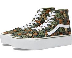 Unisex Vans Sk8-Hi Tapered Stackform | Zappos.com Hightop Vans, Loden Green, Sock Style, Vans Sk8 Hi, High Top Vans, Sk8 Hi, Vans Sk8, Crazy Shoes, Fashion Socks