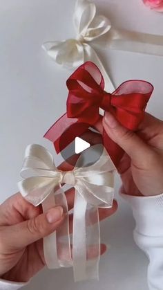 Crazy Crafting 55 on Instagram: "DIY Ribbon 🎀 Bow for gift 🎁 decoration..

#diy #diyribbon #ribbonbows #giftdecor #craftygifts #handmadebows #bow #bows #birthday #partyfavors #hairbows #kidscrafts #diywithkids #cricut #bowtutorial #ribbon #ribbonsandbows #pink #ribbons #bowtie #giftwrap #partydecorations #breastcancerawareness #reelsinstagram #fbreels #viralreels" Bow For Gift, Diy With Kids, Diy Wreath Bow, Glam Christmas Decor, Homemade Bows, Ribbon Crafts Diy, Bows Diy Ribbon