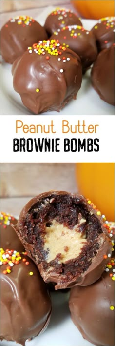 Brownie Peanut Butter, Peanut Butter Brownie, Resep Brownies, Peanut Butter Brownies, Oreo Dessert, Peanut Butter Recipes, Homemade Candies, Cookies Recipes