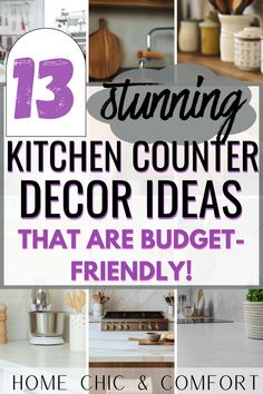 kitchen decor ideas, kitchen decorating ideas, kitchen counter decor, Elegant Kitchen Island Decor, How To Decorate Top Of Cabinets Kitchens, Small Countertop Decor Ideas, White Kitchen Accessories Ideas, Kitchen Shelf Decoration Ideas, Kitchen Island Accessories Ideas, Kitch Counter Decor, Kitchen Tabletop Decor, Kitchen Counter Design Ideas