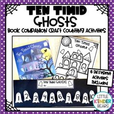 the ten minute ghost book companion craft and counting activities