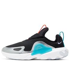 (PS) Nike React Presto Extreme 'Black Laser Orange' CD6885-004 (SNKR/Casual/Low Top) Nike React Presto, Air Presto, Nike Air Presto, Nike React, Silver Shoes, Low Top, Blue Black, Running Shoes, Nike Air