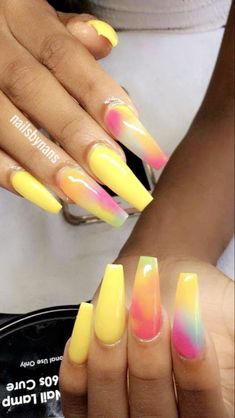 Chakra Nails, Tie Dye Nails, Coffin Shape Nails, Acrylic Coffin, Rainbow Nails, Cheetahs, Acrylic Nails Coffin