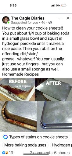 an old recipe book has been altered to look like it is being used on facebook