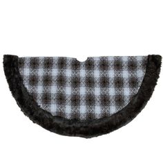 a black and white checkered dog coat