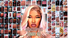 a collage of photos with the words makeup co finds 2