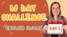 English idioms Daily English Vocabulary, Daily Vocabulary, English Exam, Idioms And Phrases, English Vocab, English Idioms, Broken Leg, English Vocabulary Words Learning, 30 Day Challenge