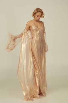 Dorothy Dandridge, Mode Tips, Silk Set, Gold Silk, Mode Inspo, Inspired Outfits, Looks Style, Gold Dress, Elie Saab