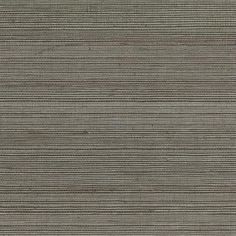 an area rug that is made up of grey and white striped fabric with horizontal stripes