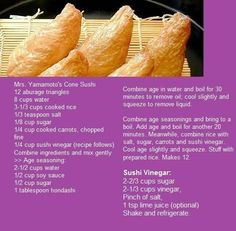 the recipe for croissants is shown in purple