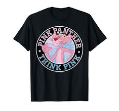 PRICES MAY VARY. Officially Licensed Pink Panther Apparel 19MMPP00014A-001 Lightweight, Classic fit, Double-needle sleeve and bottom hem Circle Portrait, Pink Circle, Think Pink, Pink Panther, Wedding Shirts, Pink Panthers, Uk Clothing, Couple T-shirt, Casual Wedding