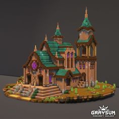 an image of a house made out of lego blocks