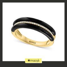 in stock Statement Rings Diamond, Gold Sign, Ring Sizer, Statement Rings, Onyx, Gold Jewelry, Jewelry Watches, Gold Bracelet, Pick Up