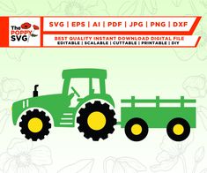 the tractor svg files are available for free