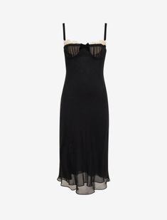 Inspired by the iconic Dolce & Gabbana black silk corset dress, this little number is turning up the heat. It’s sultry and sophisticated with shirring and lace at the cups, an alluring open back, and finished with subtle velvet details. Wear for date night or cocktail hour (or whenever you want to feel like a total knockout). Silk Corset Dress, Silk Corset, Bardot Midi Dress, Swim Season, Black Lace Midi Dress, Knit Outerwear, Midi Dress Black, Lace Midi Dress, Cocktail Hour