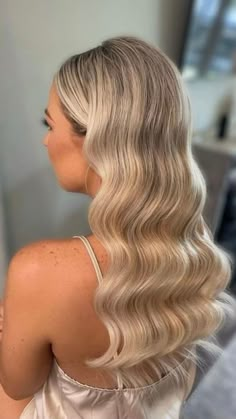 Hollywood Waves, Classic Hollywood Waves, Bridal Hollywood Waves, Hollywood Waves For Long Hair. Bridal Hollywood Waves, Hollywood Waves Bridal, Waves For Long Hair, Classic Hollywood Waves, Debs Hair, Debs Hairstyles, Deb Hair, Hairstyles For All Hair Types