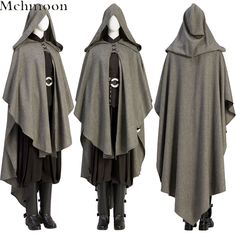 Assassin Outfit Design, Cloaked Character Design, Dnd Cloak, Cloak Reference, Necromancer Oc, Cloaked Woman, Light Armour, Fantasy Cloak, Ahsoka Tano Cosplay