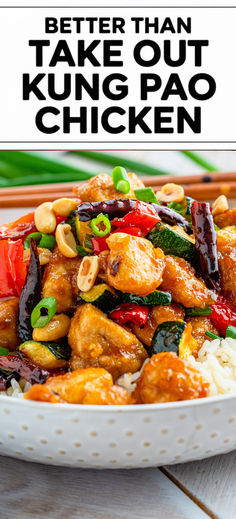 Kung Pao! This chicken isn't here to fight—it’s here to win your taste buds over. 🥋🔥 Loaded with bell peppers, zucchini, and crunchy peanuts, all tossed in a bold orange-chili sauce, it’s the perfect balance of heat and savory Asian-inspired flavors. The secret weapon? Chili crisp. Trust me, you’ll want to drizzle extra—it’s that good. Serve this healthy and easy stir-fry with rice, brown rice, or cauliflower rice, and dinner is a knockout!