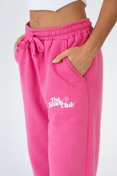 These pants are the definition of a staple piece that elevates every wardrobe. It has an oversized fit with a clean, simple design featuring "The Beach Club" embroidery on the left pocket. Made with 100% cotton material, these pieces have not been pre-shrunk. Available in regular and tall lengths. We recommend washing on delicate, turning the garment inside out, and hanging to dry for best results. Luxury Stuff, The Beach Club, Preppy Clothes, Clothes Jewelry, Goals Inspiration, Comfy Clothes, School Fits, Summer Tee, Cute Simple Outfits