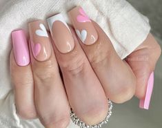 Boho Nails, Summery Nails, White Nail Designs, Cute Gel Nails, Nails French, Nails 2023, White Nail