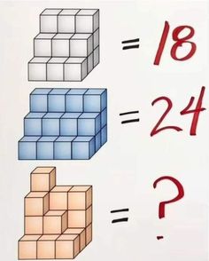 an image of some cubes and numbers on a white background with the same number