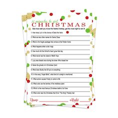 printable christmas games for kids to play in the holiday season, with red and green decorations