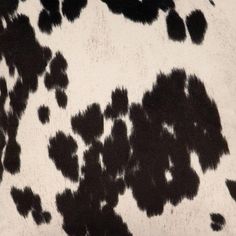 the black and white animal print is very unique in this photo, it looks like something out of an actual cow's fur