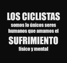 a black and white photo with the words los ciclistas written in spanish