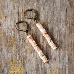 product-image-1119423057 Tube Earrings, Handmade Leather Jewelry, Treasure Jewelry, Vintage Drop Earrings, Ivory Earrings, Natural Stone Earrings, Turquoise Earrings Dangle, Hippie Earrings, Jasper Earrings