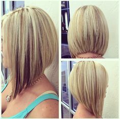 Medium Angled Bobs, Long Angled Bob Hairstyles, Messy Bob Hairstyles, Bob Hairstyles For Thick, Wavy Bob Hairstyles