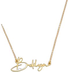 Custom Name Necklace, Custom Necklace, Personalized Necklace, Name Necklace, Signature Style, Gifts For Women, Jewelry Gifts, Shoe Jewelry, Gold Plate