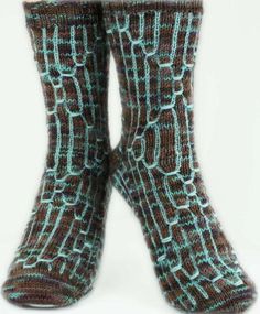 These reminded me of my sister Zoe. :)   Sci-Fi Socks - Knitting Patterns and Crochet Patterns from KnitPicks.com Socks Knitting, Knit Stockings, Sock Booties, Hand Knit Socks, Socks Pattern, Sock Knitting Patterns, Casting Call, Knit Picks, Sock Patterns