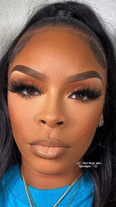 Natural Makeup Beats Black Women, Nude Glam Makeup Black Women, Brown Makeup Looks Black Women, Birthday Makeup Looks Natural, Natural Makeup Looks For Black Women, Exotic Makeup Looks, Natural Glam Makeup Black Women, Brown Glam Makeup, Full Glam Makeup Looks Black Women