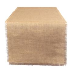 an image of a table runner with fringes on the top and bottom part of it