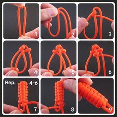 instructions to make an origami carrot with string and rubber bands for the loom