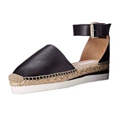 *New In Box * See By Chloe Glyn Leather Strap Espadrille Sandals Size 9 New In Box With Dust Bag See By Chloe’s Glyn Black Leatger Espadrilles Have A Raffia Midsole With A Contrasting Striped Outsole. Crafted Of Leather, These Shoes Are Styled With A Smooth Calfskin Ankle Strap. 1” Braided-Jute Flat Heel Round Toe D’orsay Silhouette Adjustable Ankle Strap Leather Lining Rubber Outsole Chloe Shoes, Espadrille Sandals, See By Chloe, Black Cream, Calf Skin, Ankle Strap, Leather Straps, Chloe, Espadrilles