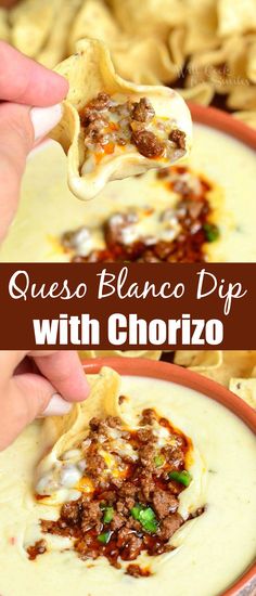 quesadilla dip with chorizo is an easy and delicious appetizer