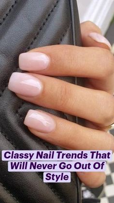 Milky Pink Nails, Office Nails, Engagement Nails, Pink Nail Colors, Kutek Disney, Milky Pink, Baby Pink Nails, Milky Nails, Pink Gel Nails