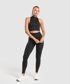 YOUR EVERYDAY UNIFORM Whether it’s a gym & yap date or brunch with your best girls, these confidence-boosting fits are your new everyday uniform. • Supportive, stay-put waistband means you can focus on what you’re doing (and not on your leggings riding down)• Stretchy, soft seamless fabric keeps you comfy and free to move however you like• Cute, minimalist colours to mix & match or pair with your other faves• Intricate corset-inspired details shape your physique to help you feel your mo… Everyday Uniform, A Gym, Fit Body, Seamless Leggings, Body Fit, Black Leggings, Cool Girl, How Are You Feeling, Leggings