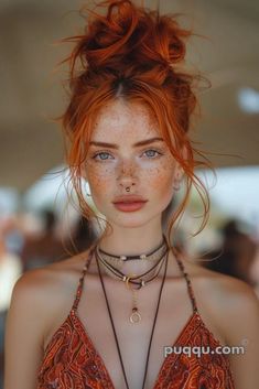 Redhead Straight Hair, Haircuts For Straight Hair, Festival Hairstyles, Goddess Women, Temporary Hair Color Spray, Coachella Hair, Hair Color Spray, Different Braids, Colored Hair Extensions