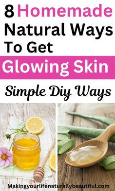 Want to get healthy glowing skin at home ? Then check out these 8 simple natural beauty recipes to get glowing skin. Home remedies for glowing skin. Diy beauty remedies. Home Remedy For Skin Care, Home Remedies For Glowing Skin, Remedies For Glowing Skin, Diy Cream, Get Glowing Skin, Natural Beauty Remedies, Skin Care Routine 30s, Natural Beauty Recipes, Hair Care Recipes