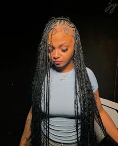 Curls Braids, Scalp Braids, Braided Cornrow Hairstyles, Cool Braid Hairstyles, Pretty Braided Hairstyles, Cool Braids, Hair Ponytail Styles, Cornrow Hairstyles