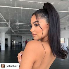 New Year Hairstyle, High Ponytail Hairstyles, Hair Ponytail Styles, Sleek Ponytail, Ponytail Styles, Sleek Hairstyles, Baddie Hairstyles, Aesthetic Hair, Ponytail Hairstyles