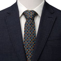 Cloaked by the colorful motifs surrounding it, the subtle Millennium Falcon design is a great way to add a little Star Wars fun to your wardrobe. Our Falcon Motif Navy Blue Men's Tie is made with woven threads in navy, orange, aqua blue, and gray. Experience the Force with our expertly crafted 100% Silk tie. It's built to withstand the tests of galactic events, infused with Jedi wisdom, and ready to accompany you on interstellar missions. Add a touch of the cosmos to your quest with this durable Falcon Design, Navy Blue Tie, Star Wars Men, Millennium Falcon, Men's Tie, Blue Tie, Blue Ties, Tie And Pocket Square, Cloak