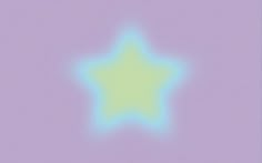 an abstract image of a star on a pastel purple background with light blue and green colors