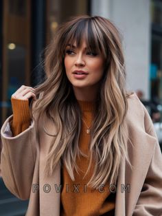 31 Wolf Haircut Ideas for Long, Medium, Short Hair with Bangs, Layers and Other Unique Styles Fun Hair Color With Bangs, Medium Layered Wolfcut, Trendy Haircuts For Long Hair Bangs, Mid Wolf Cut, Wolf Cut Vs Butterfly Cut, Soft Alt Hair, Wolf Cut Highlights, Long Wolf Cut With Bangs, Short Hair With Bangs Layers