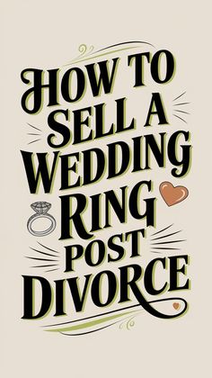 This image would work well for a blog post or social media content about selling wedding rings after divorce. Do you need help with writing an article, SEO-friendly description, or captions for social media? Let me know how I can assist!