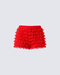 When you’re sweet and spicy 😜 Heat up your day in these fiery red ruffle mini shorts, crafted from delicate lace fabric. Designed for comfort and style, these high-rise shorts feature flirty lace ruffles and an elastic waistband ❤️ Red Ruffle Shorts, Png Shorts, Ruffle Shorts Outfit, Light Grey Leggings, Grey Maxi Skirts, Frill Shorts, Satin Mini Skirt, White Lace Mini Dress, Satin Cami Top